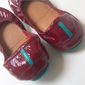 Tieks Ruby Red Patent SZ 9